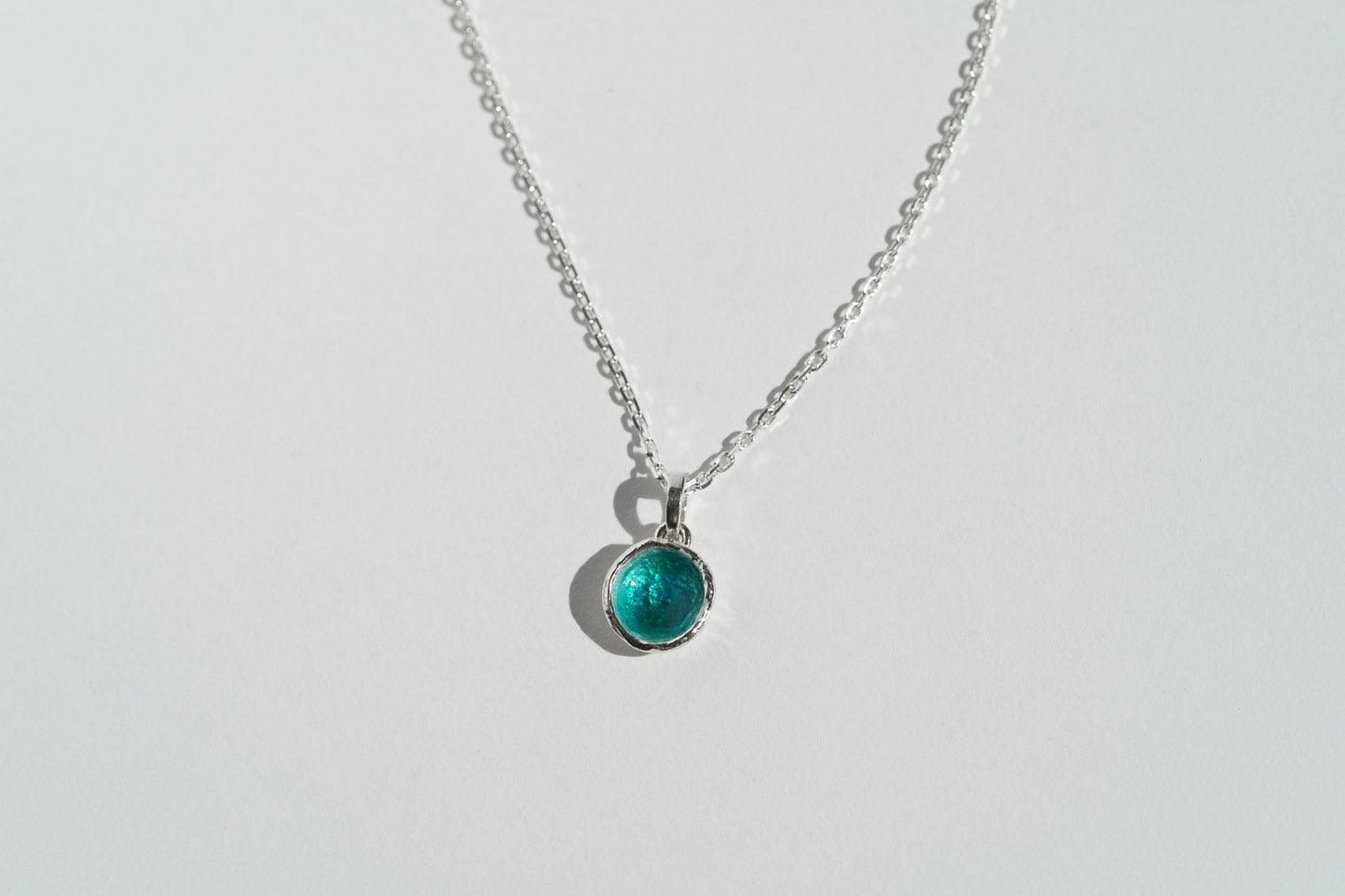 Pendant "Sea" (9 mm) emerald