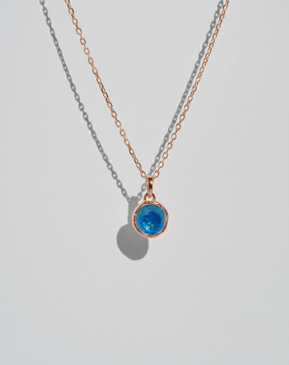 Pendant "Sea" (9 mm) blue