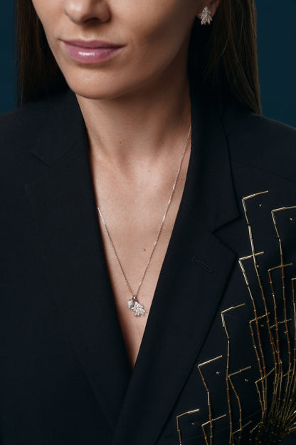 Set of pendants “Spruce branch and cone” light