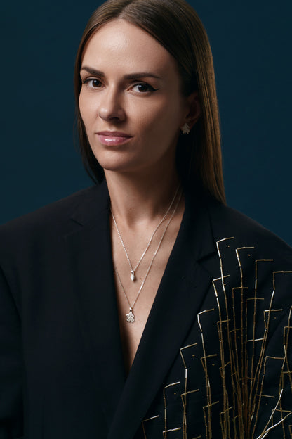 Set of pendants “Spruce branch and cone” light