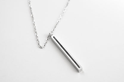 Pendant "Stripe" (31 mm) with enamel