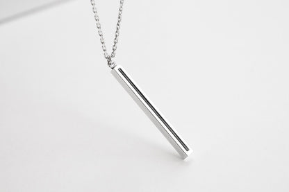 Pendant "Stripe" (31 mm) with enamel