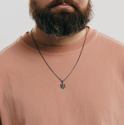 Pendant "Trident" texutured