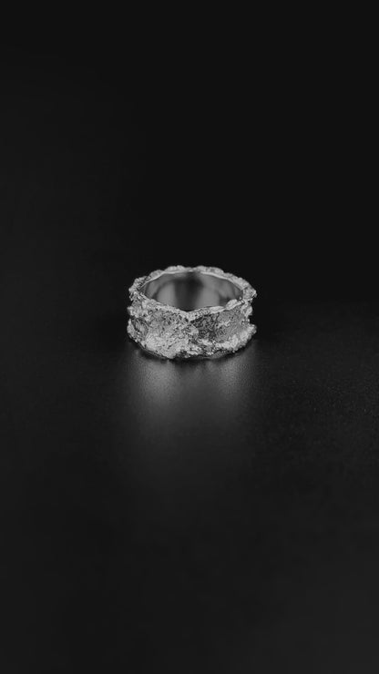 Ring "Reefs" (6 mm) blackened