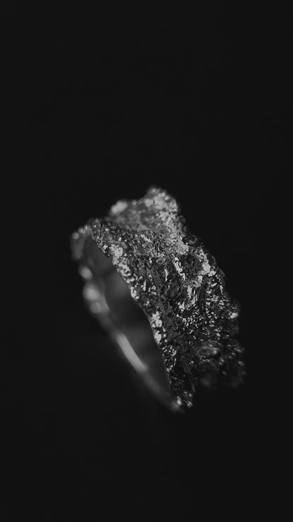 Ring "Reefs" (6 mm) blackened