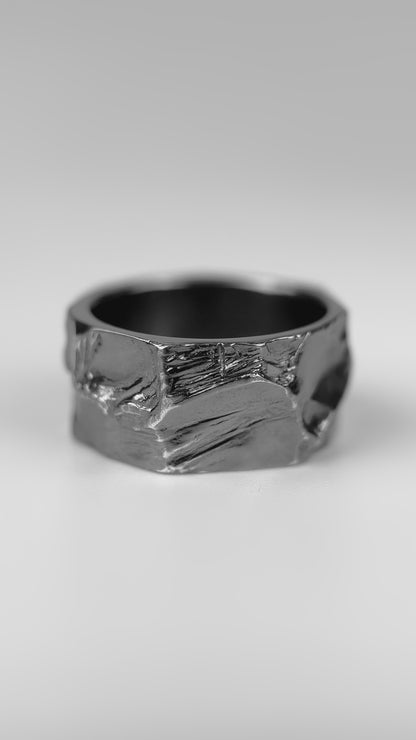 Ring "Anthracite" blackened (10 mm)