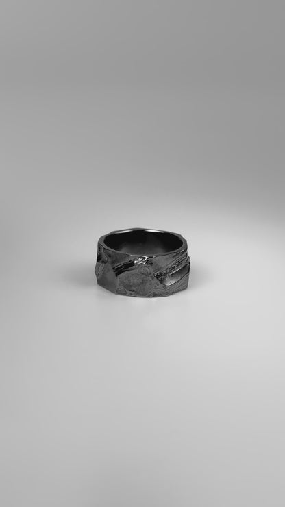 Ring "Anthracite" blackened (10 mm)