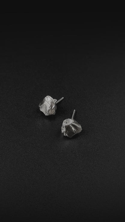 Earrings "Anthracite" (10 mm)