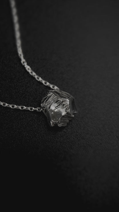 Necklace "Anthracite"