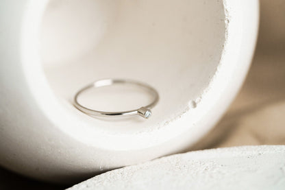 Ring "Accent" (1.75 mm gemstone)