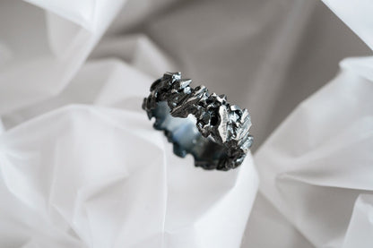 Ring "ASTEROIDAL BELT"  blackened (7 mm)