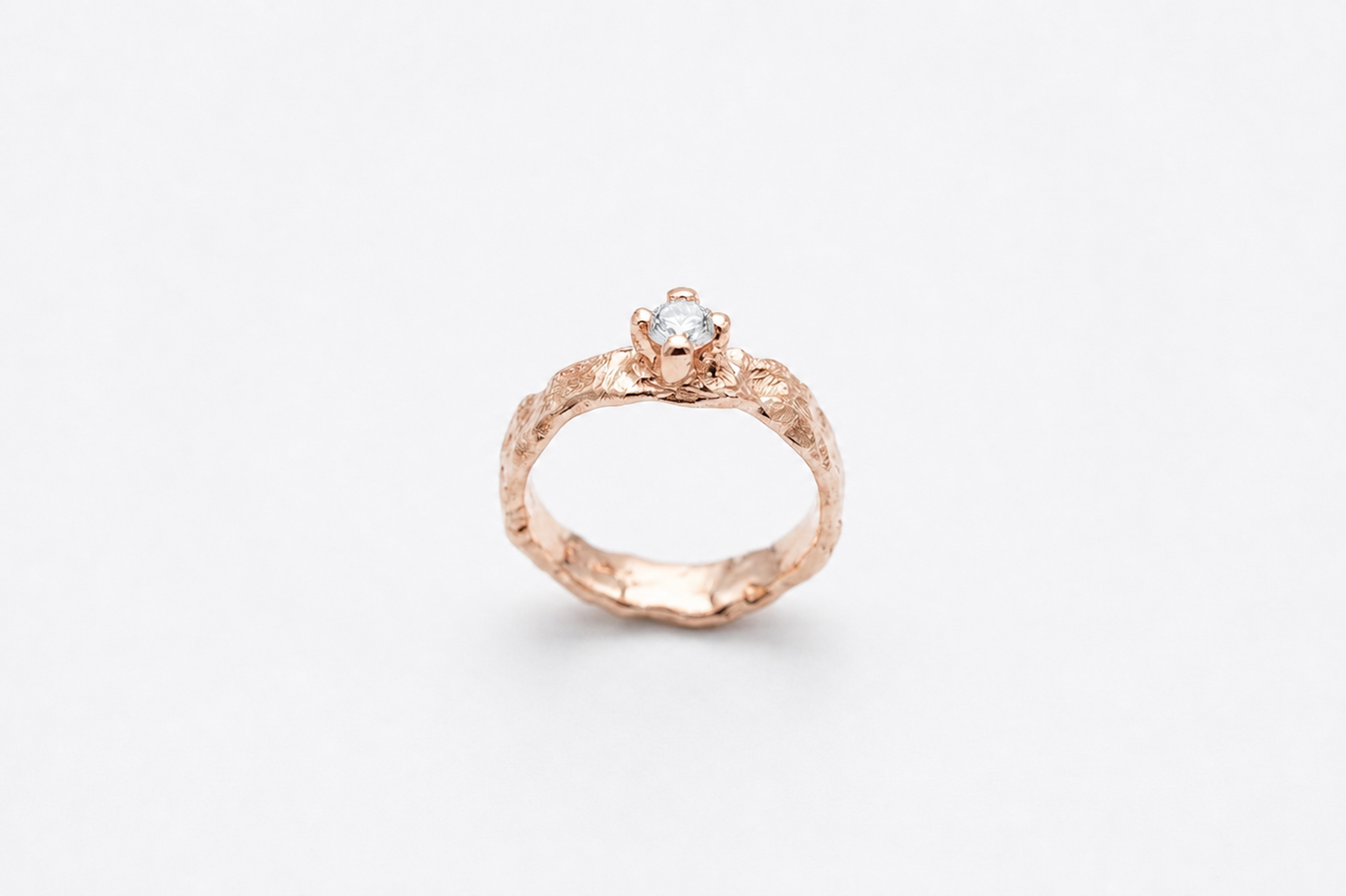 Ring «Light asteroid» (gemstone 3,5 mm)