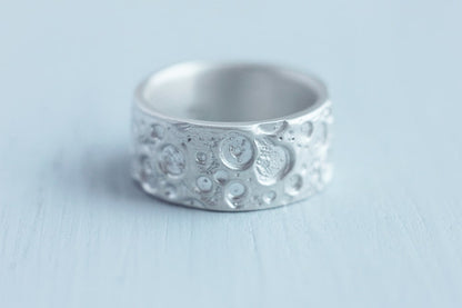 Ring "BRIGHT MOON" (10 mm) (texture 1)