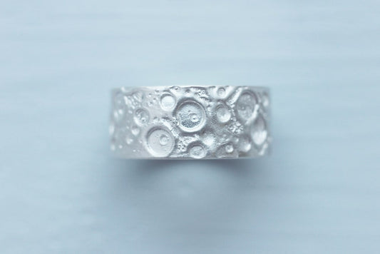 Ring "BRIGHT MOON" (10 mm) (texture 1)