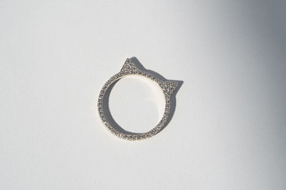 Ring "Ears" (Model 2) with gemstones