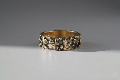 Ring "Chestnuts" blackened (6 mm)
