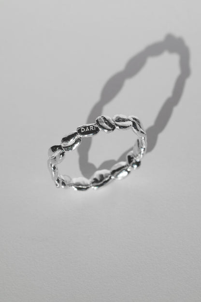 Ring "Coffee beans" (4 mm) light