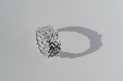 Ring "Coffee beans" (9 mm) light