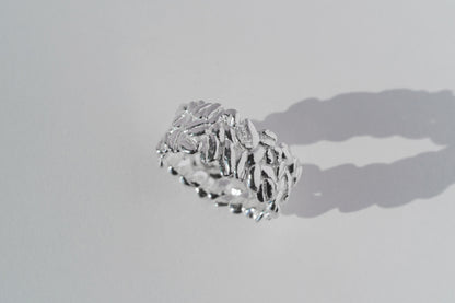 Ring "Coffee beans" (9 mm) light