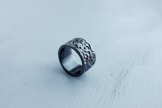 Ring "DARK MOON" (10 mm) (texture 1)