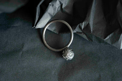 Ring "FULL MOON" blackened