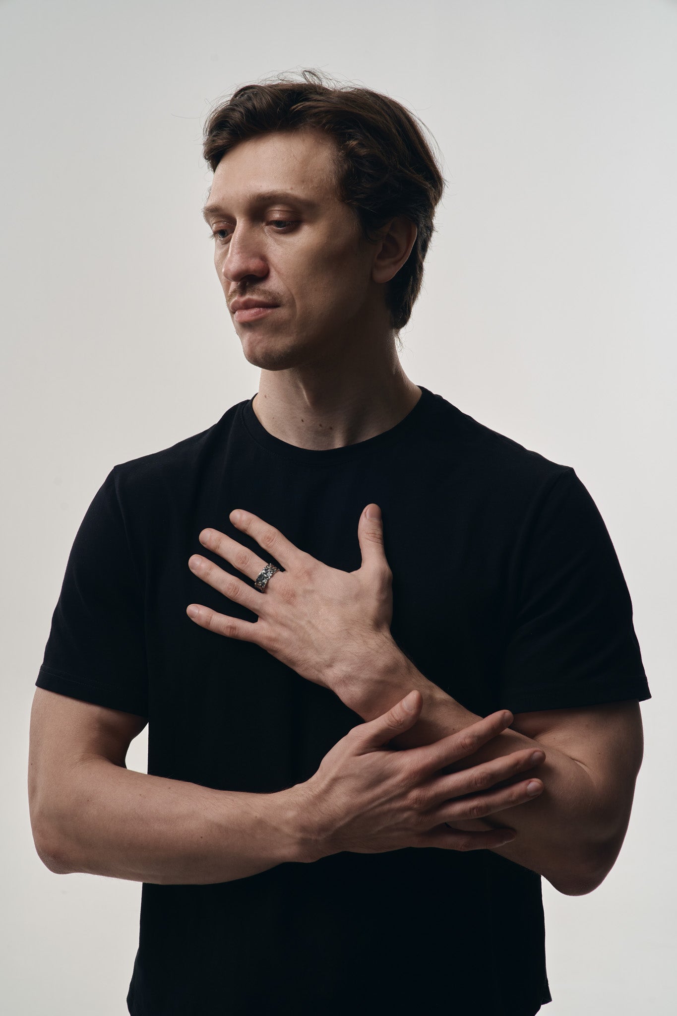 Ring "Chestnuts" blackened (10 mm)