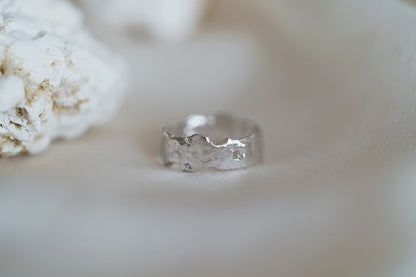 Wedding ring "Light Asteroid" (6 mm)