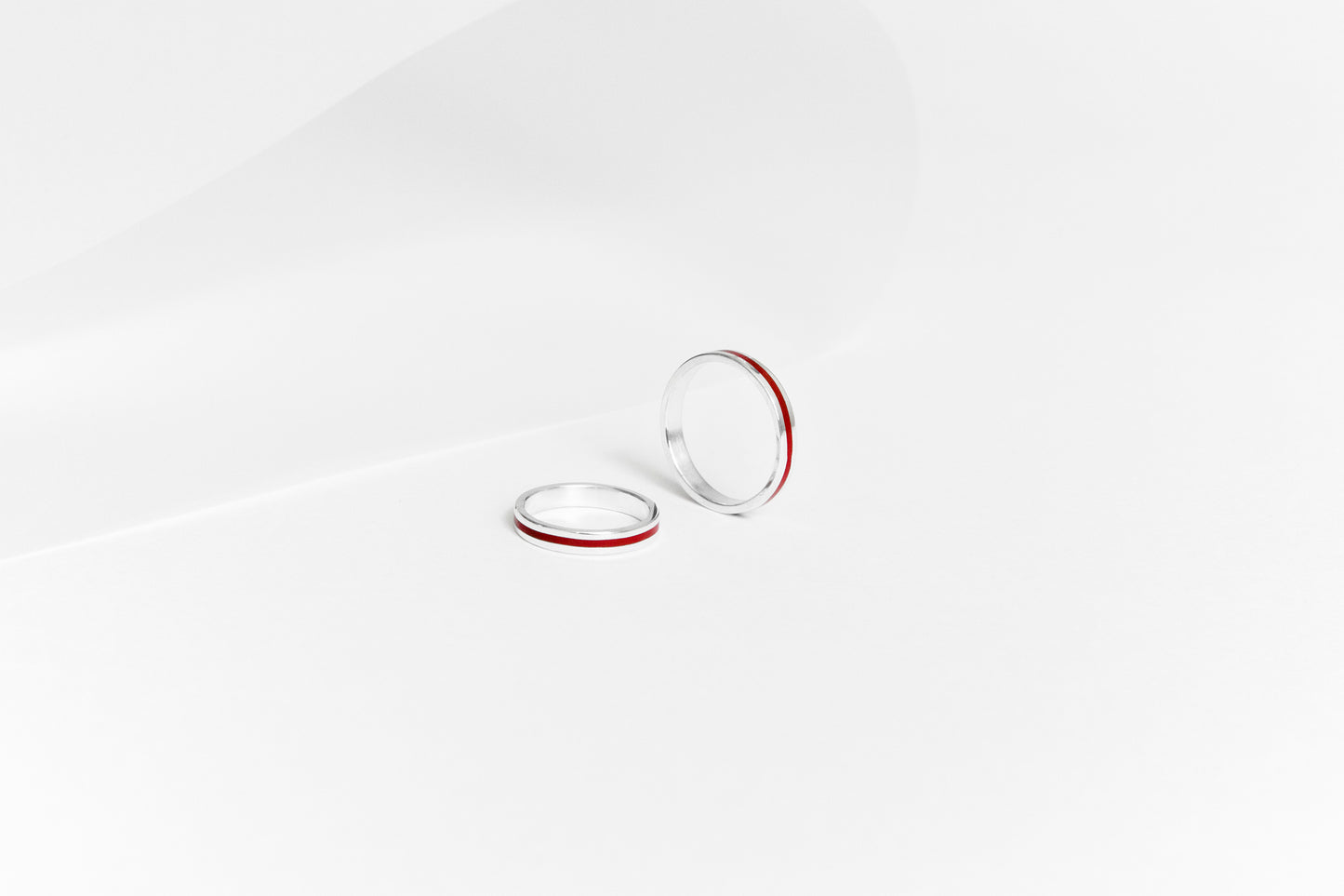 Ring "Stripe" (3 mm) with enamel (different colors to choose from)