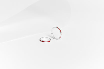 Ring "Stripe" (3 mm) with enamel (different colors to choose from)