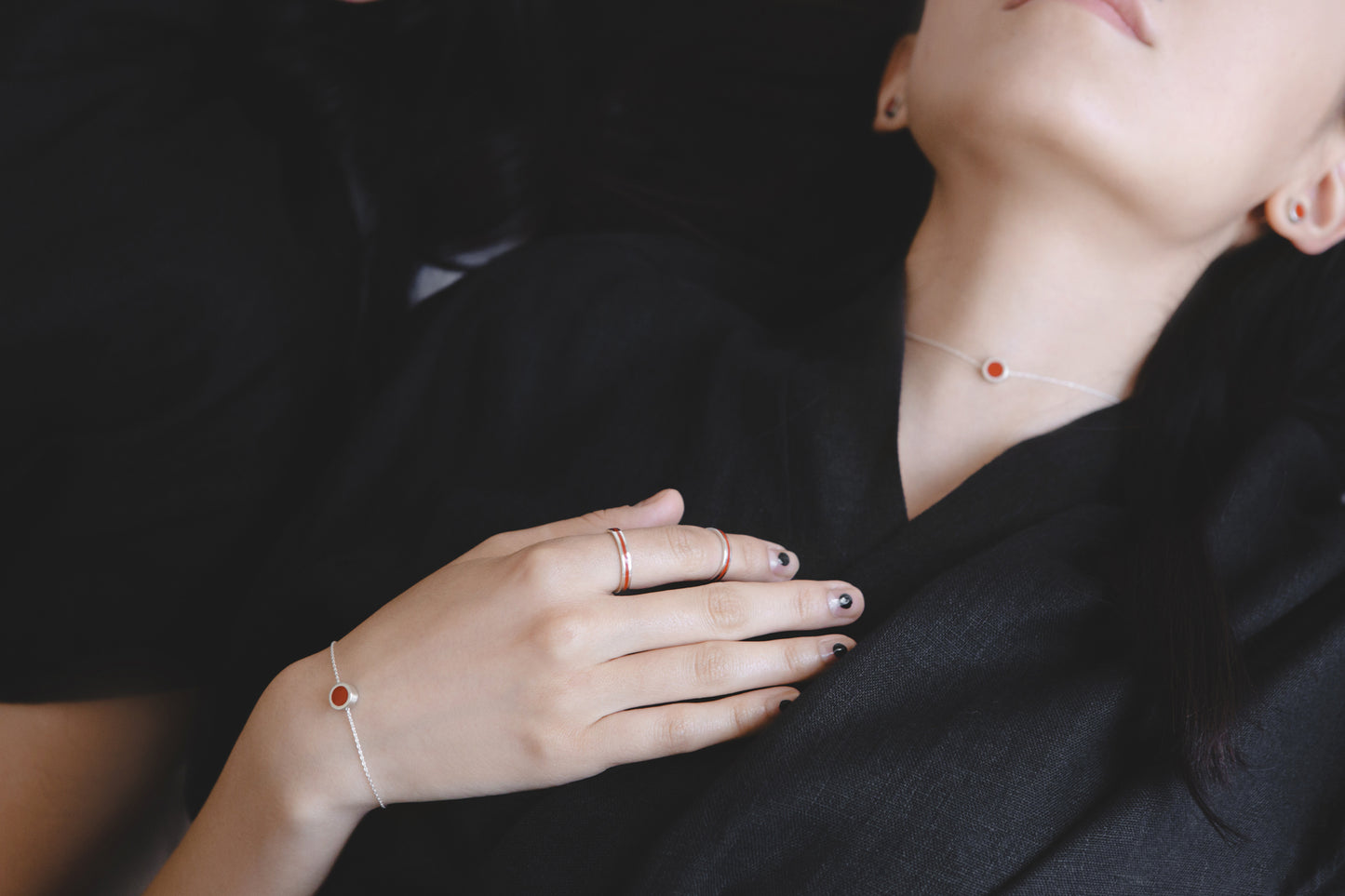 Ring "Stripe" (3 mm) with enamel (different colors to choose from)