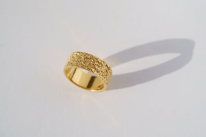 Ring "Sand" light (8 mm)