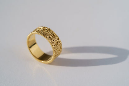 Ring "Sand" light (8 mm)