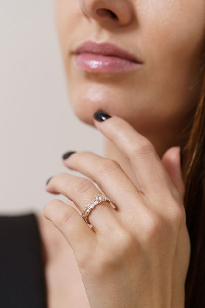 Ring “Reefs” (gemstone 4 mm)