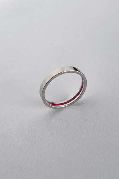 Ring "Secret Stripe" (3 mm) with enamel