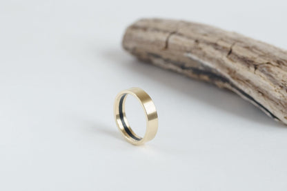Ring "Secret Stripe" (5 mm) with enamel
