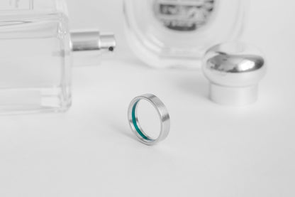 Ring "Secret Stripe" (5 mm) with enamel