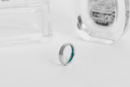 Ring "Secret Stripe" (5 mm) with enamel