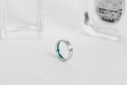 Ring "Secret Stripe" (5 mm) with enamel