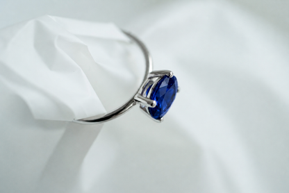 Ring "Shine" (gemstone 6*8 mm)