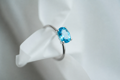 Ring "Shine" (gemstone 6*8 mm)