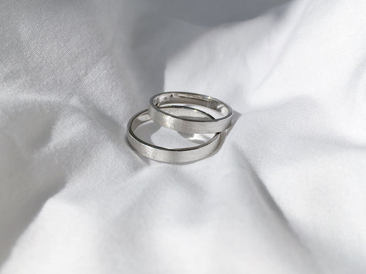 Wedding ring "Simple" (3 mm) brushed