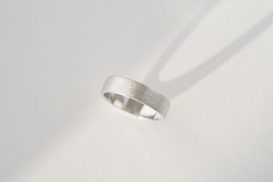 Ring "Simple" (5 mm) brushed