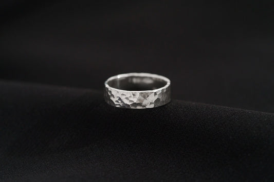 Ring "Simple" (5 mm) hammered