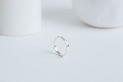 Ring "Stripe" (3 mm) with enamel