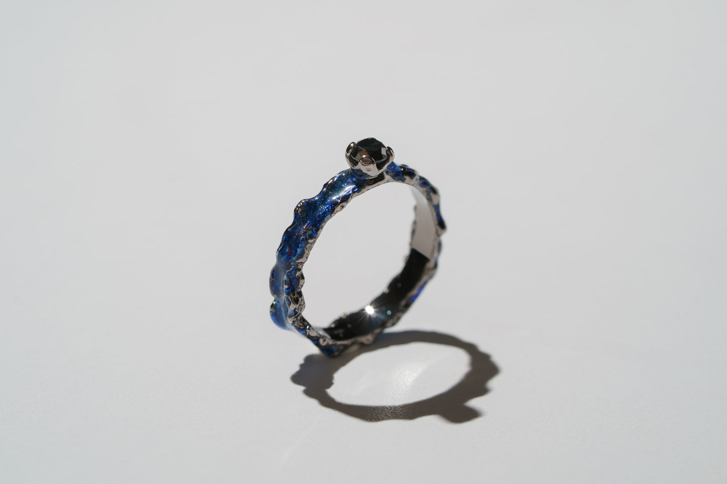 Ring “Universe” (gemstone 4 mm)