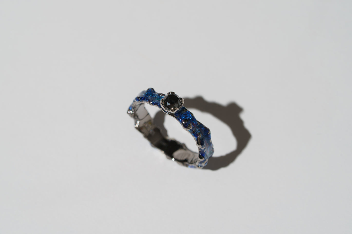 Ring “Universe” (gemstone 4 mm)