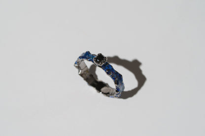 Ring “Universe” (gemstone 4 mm)