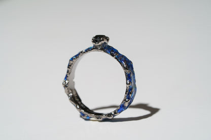 Ring “Universe” (gemstone 4 mm)