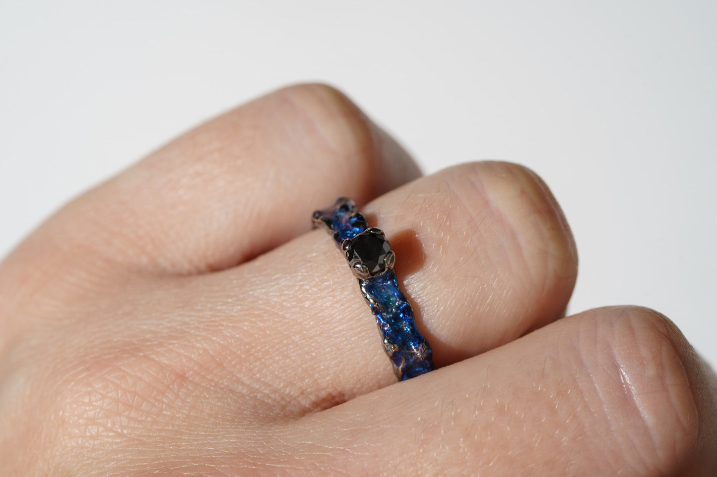 Ring “Universe” (gemstone 4 mm)