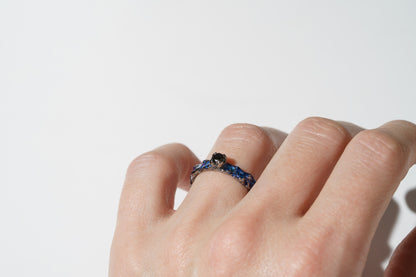 Ring “Universe” (gemstone 4 mm)